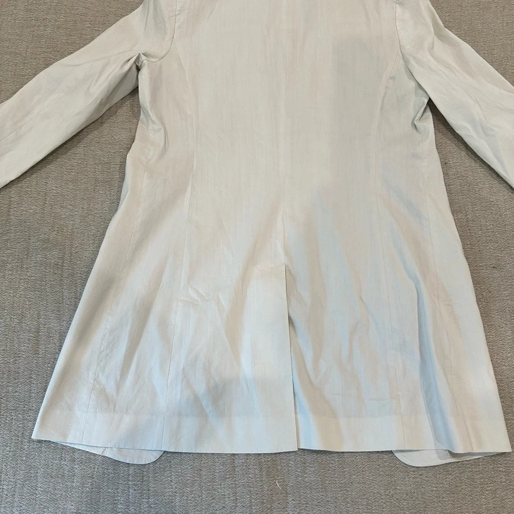 Eileen Fisher Cream Blazer Modern Tailored Design - Picture 6 of 8